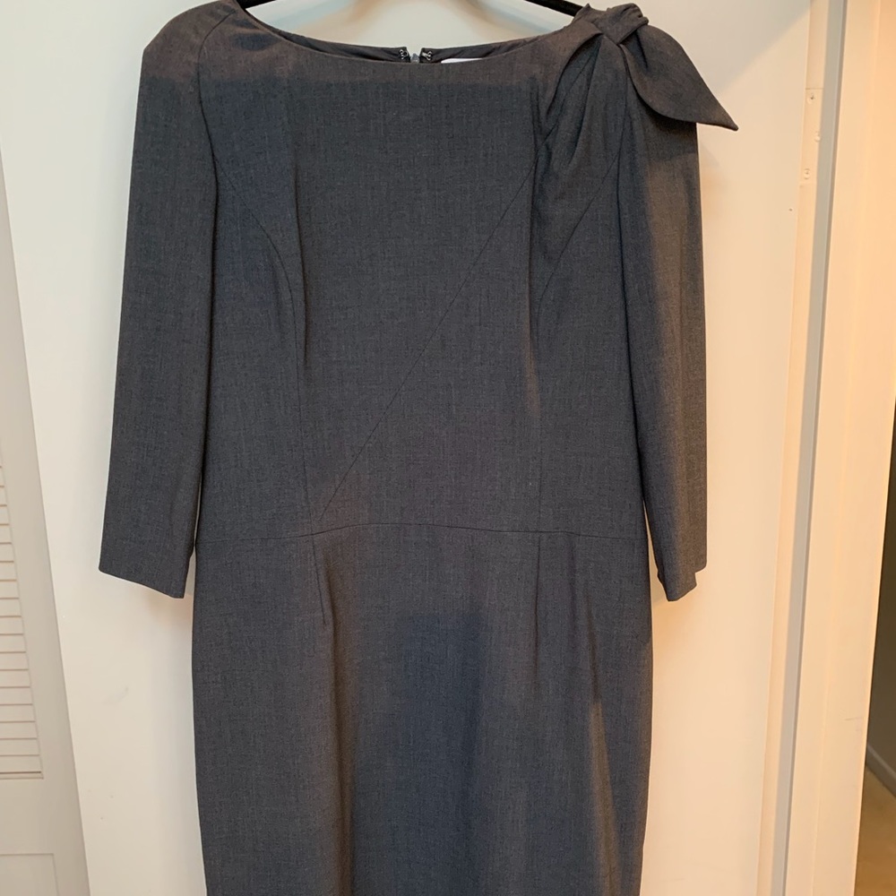 Gray sheath dress